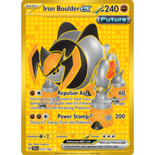 Iron Boulder ex (217/162) [Scarlet & Violet: Temporal Forces]