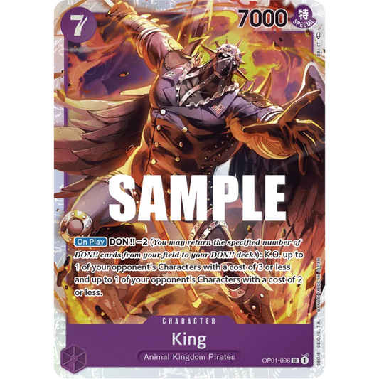King (096) (OP01-096) - Romance Dawn Foil