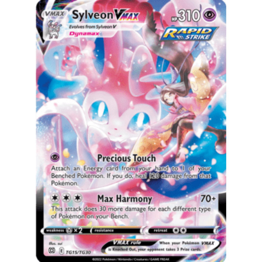 Sylveon VMAX TG15  - Holofoil SWSH09 Brilliant Stars Trainer Gallery - Ultra Rare