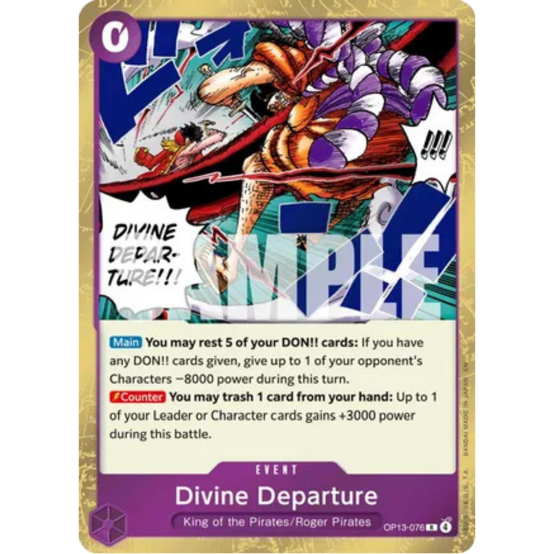 Divine Departure (OP13-076) - Carrying On His Will Foil