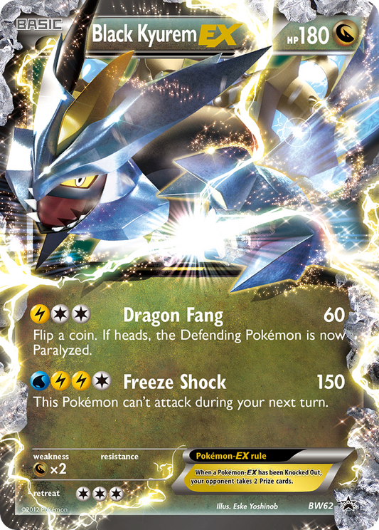Black Kyurem EX - BW62  - Holofoil Black and White Promos - Promo