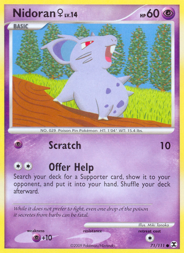 Nidoran F  Rising Rivals - Common
