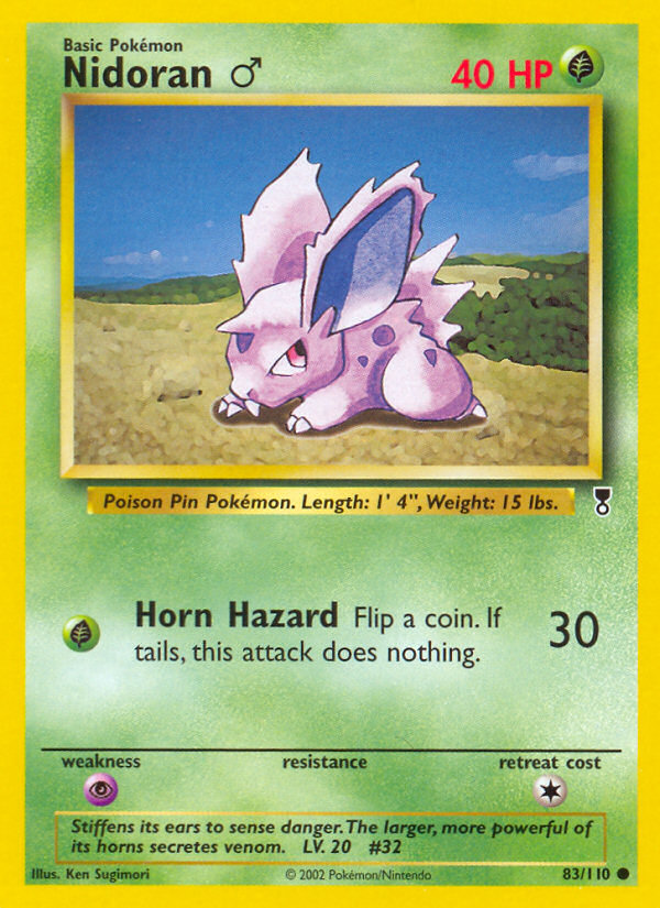 Nidoran M  Legendary Collection - Common