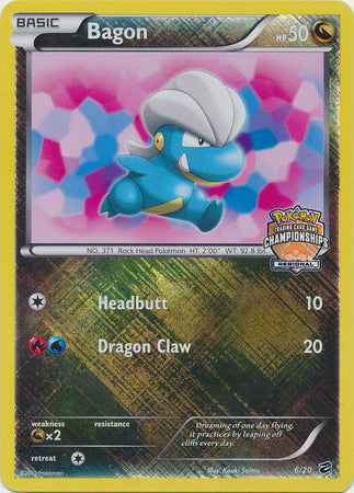 Bagon - 6/20 (Regional Championships)/20  - Holofoil League & Championship Cards - Promo