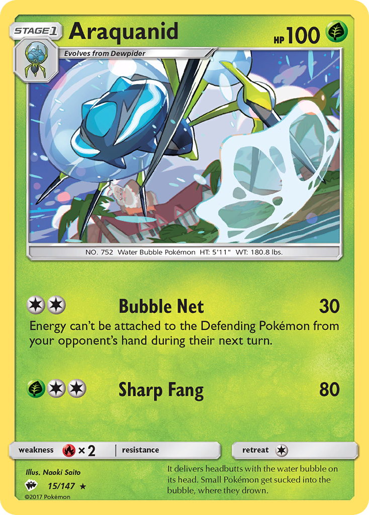 Araquanid  SM  Burning Shadows - Rare