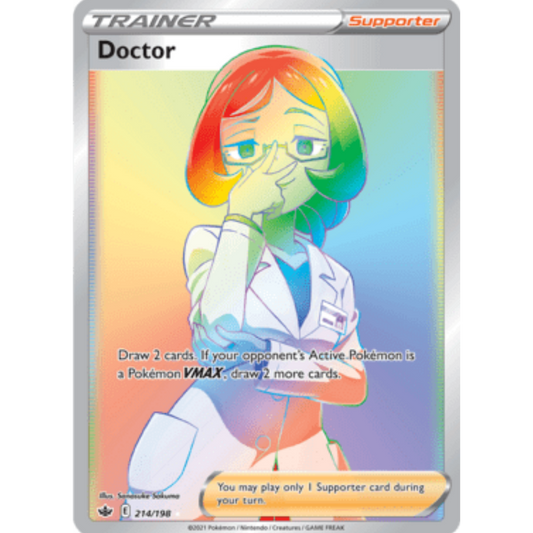 Doctor (214/198) [Sword & Shield: Chilling Reign]