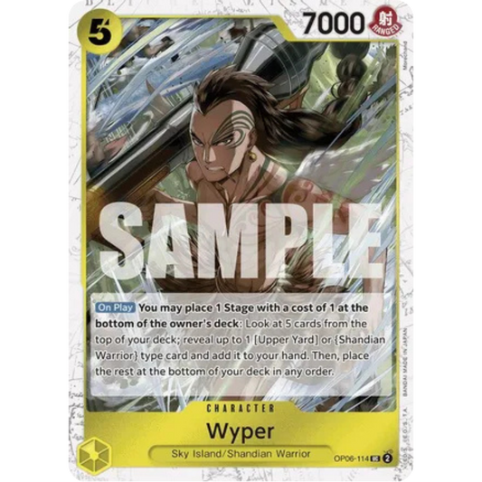 Wyper (Jolly Roger Foil) (OP06-114) - Premium Booster -The Best- Foil