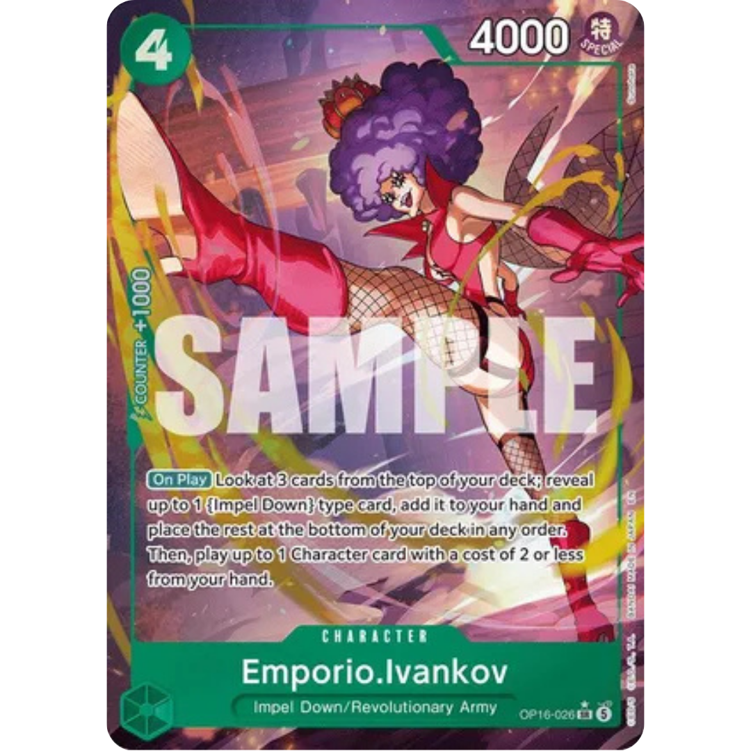Emporio.Ivankov (026) (Alternate Art) (OP16-026) - The Time of Battle Foil