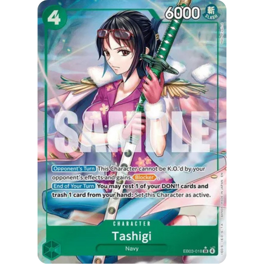 Tashigi (Alternate Art) (EB03-018) - Extra Booster: One Piece Heroines Edition Foil