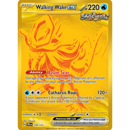 Walking Wake ex 178/131  - Holofoil SV Prismatic Evolutions - Hyper Rare