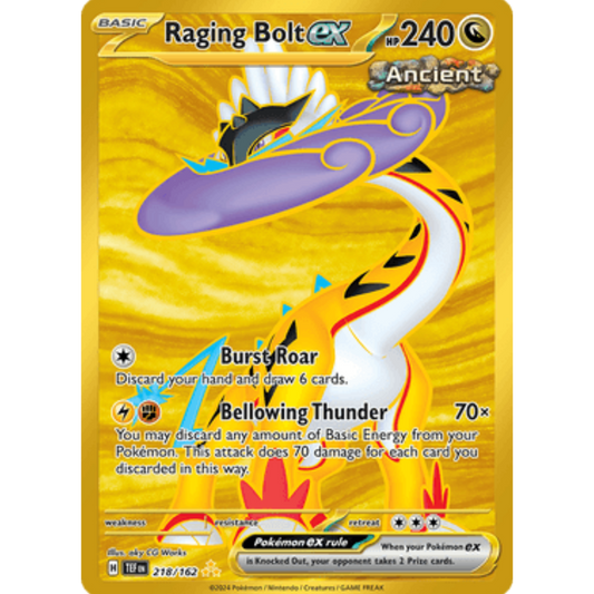 Raging Bolt ex (218/162) [Scarlet & Violet: Temporal Forces]