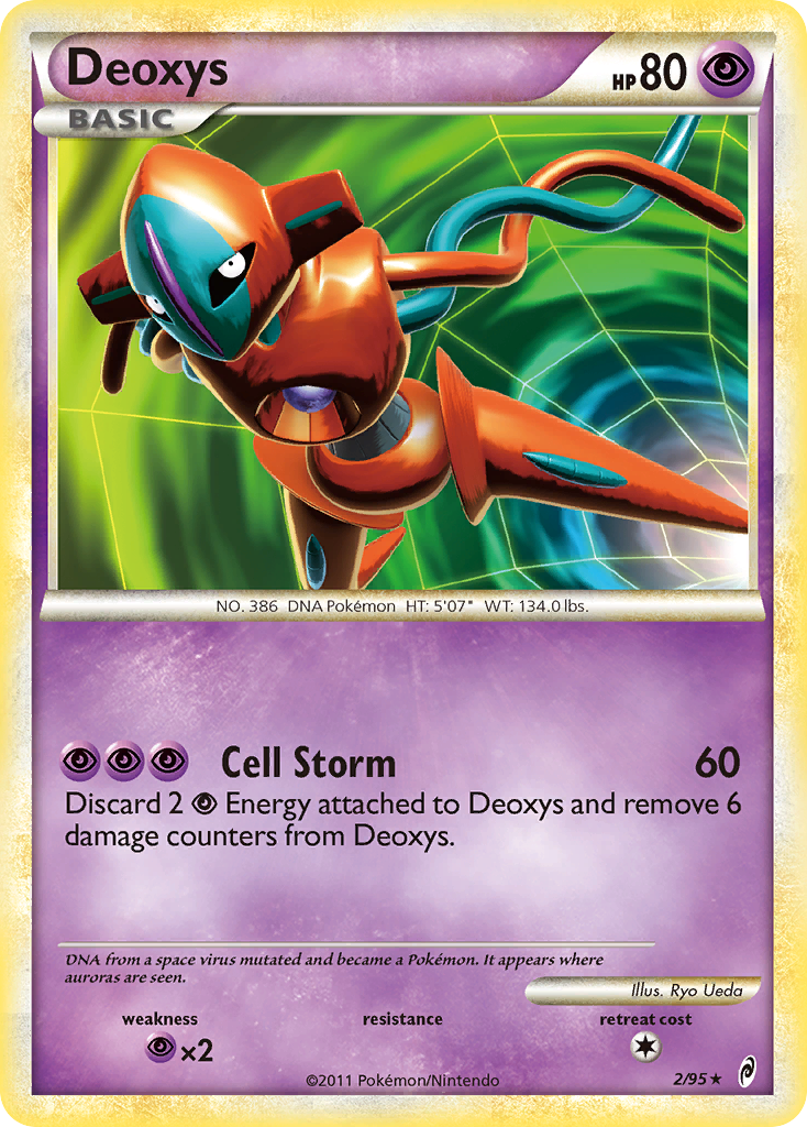 Deoxys  - Holofoil Call of Legends - Holo Rare