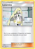 Lusamine 096  SM  Crimson Invasion - Uncommon