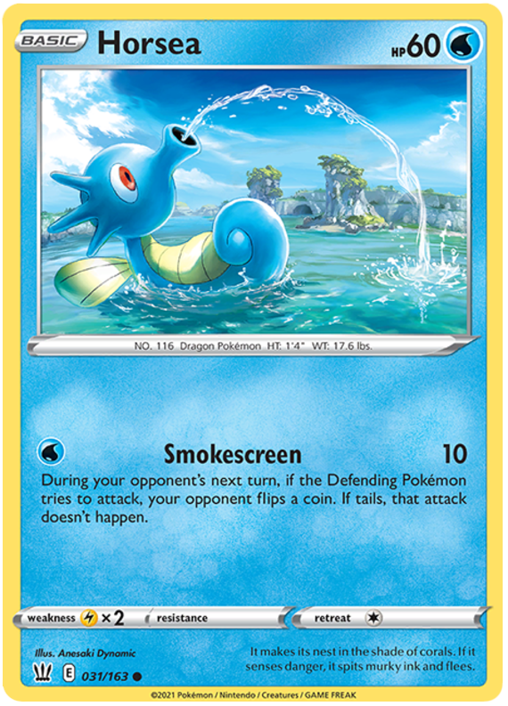 Horsea 031  SWSH05 Battle Styles - Common