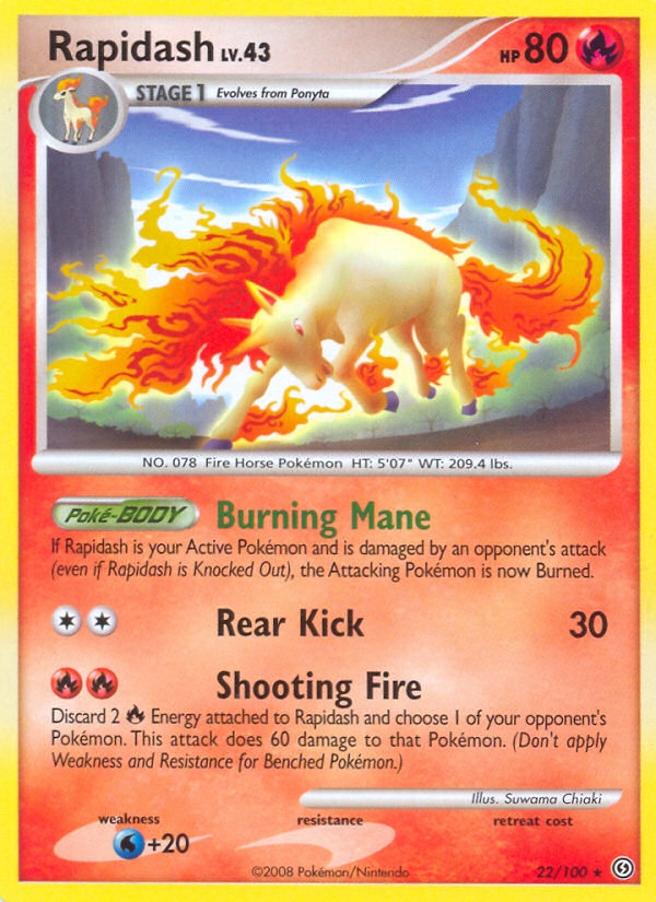 Rapidash  Stormfront - Rare