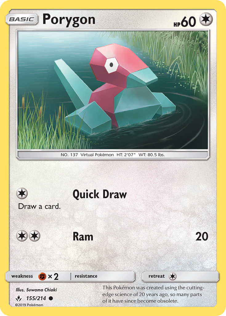 Porygon (155) 155  SM  Unbroken Bonds - Common