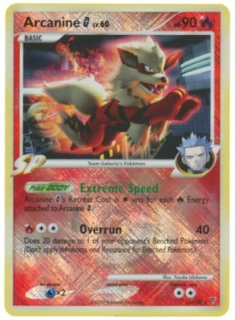 Arcanine G 015/147  - Reverse Holofoil League & Championship Cards - Promo