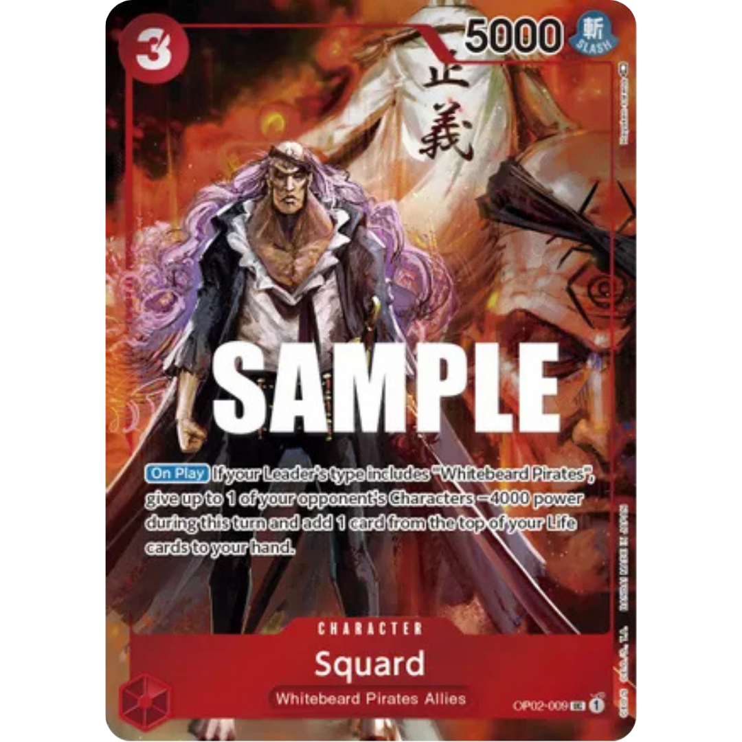 Squard (Box Topper) (OP02-009) - Paramount War Foil