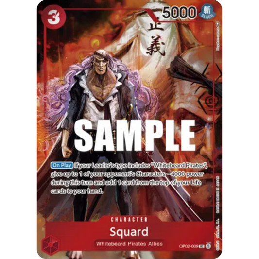 Squard (Box Topper) (OP02-009) - Paramount War Foil