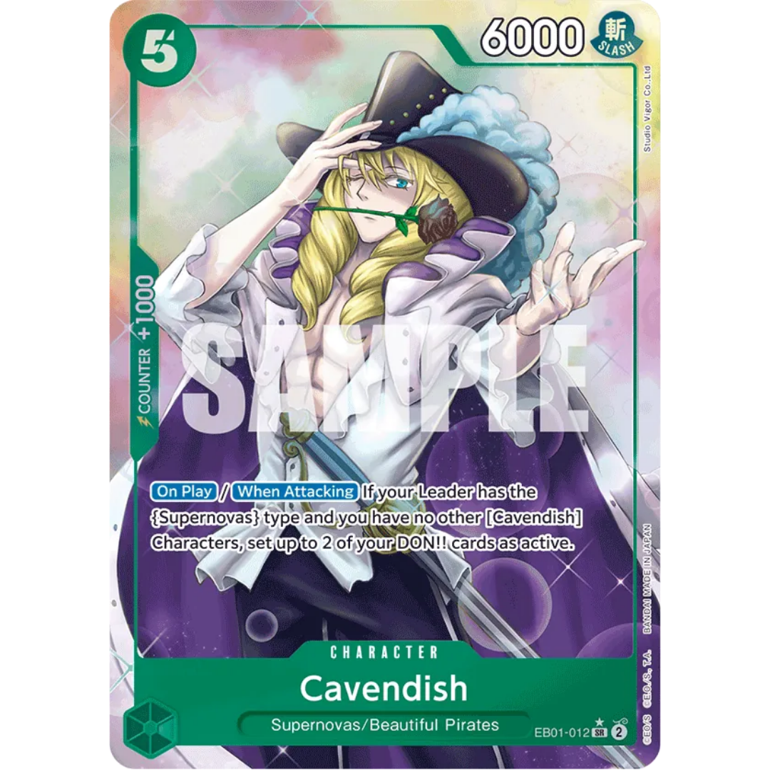 Cavendish (Alternate Art) (EB01-012) - Extra Booster: Memorial Collection Foil