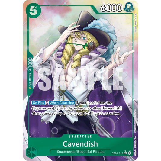 Cavendish (Alternate Art) (EB01-012) - Extra Booster: Memorial Collection Foil