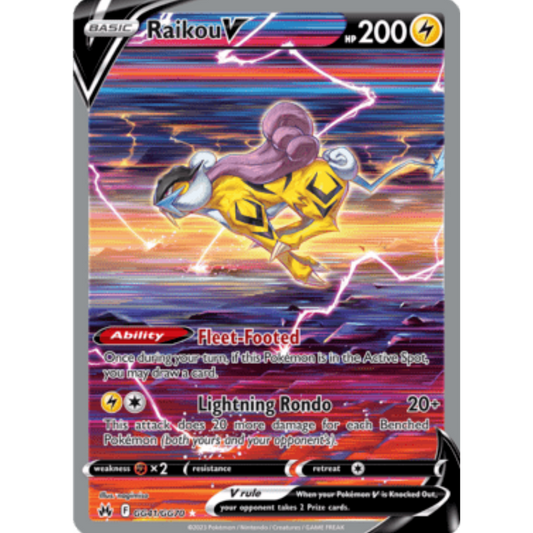 Raikou V (GG41/GG70) [Sword & Shield: Crown Zenith]