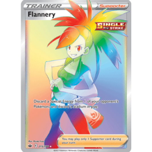 Flannery (215/198) [Sword & Shield: Chilling Reign]