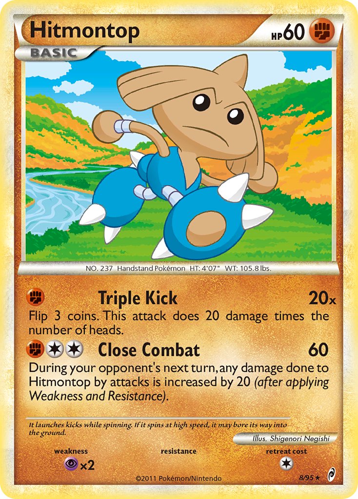 Hitmontop - 8/95 (Call of Legends)/095  Deck Exclusives - Rare