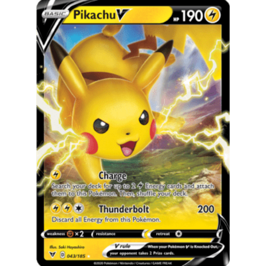 Pikachu V (043/185) [Sword & Shield: Vivid Voltage]