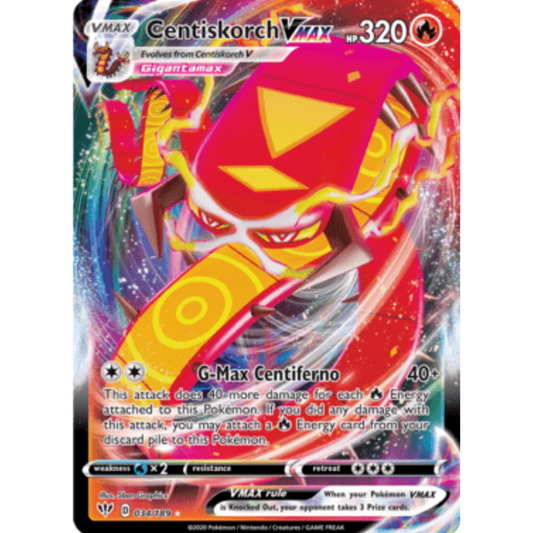 Centiskorch VMAX (034/189) [Sword & Shield: Darkness Ablaze]