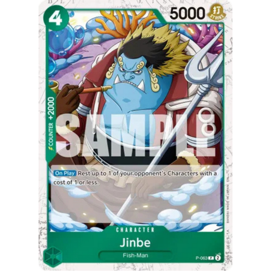 Jinbe - P-063 (Pirate Foil) (P-063) - Premium Booster -The Best- Vol. 2 Foil