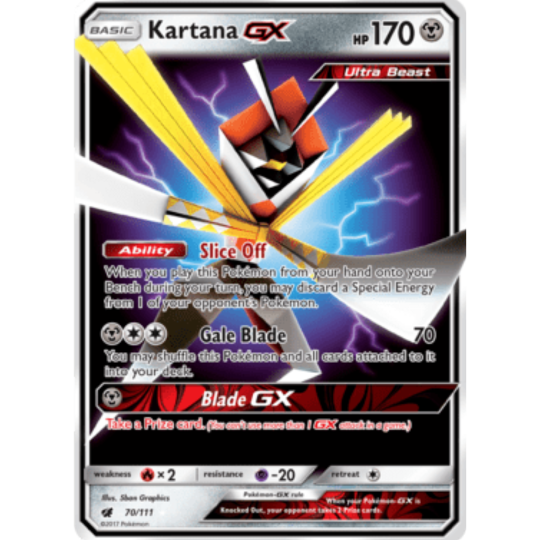 Kartana GX 070  - Holofoil SM  Crimson Invasion - Ultra Rare