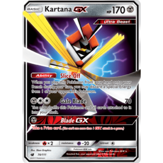 Kartana GX (70/111) [Sun & Moon: Crimson Invasion]