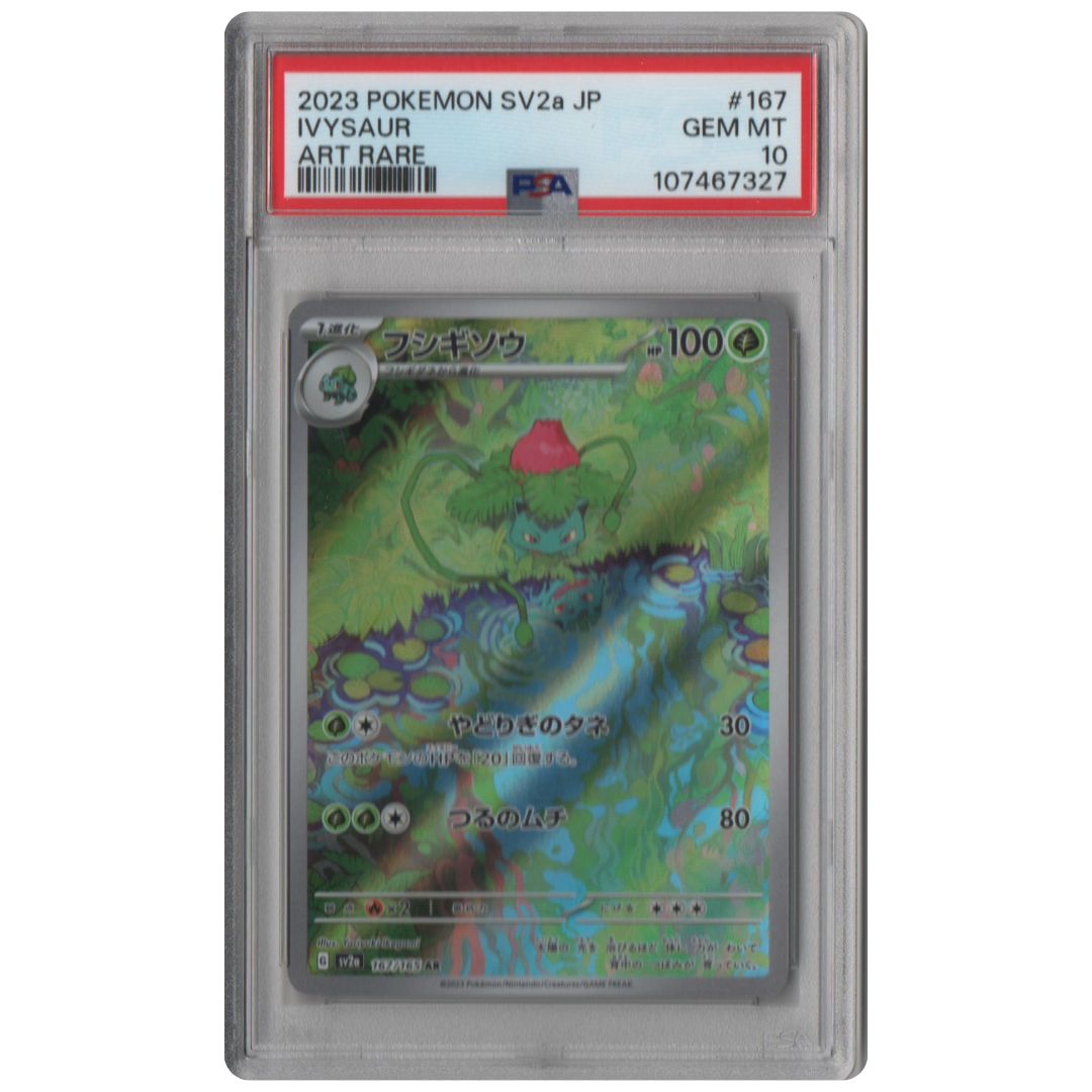 [PSA 10] Ivysaur #167 - Scarlet & Violet: 151 (Japanese)