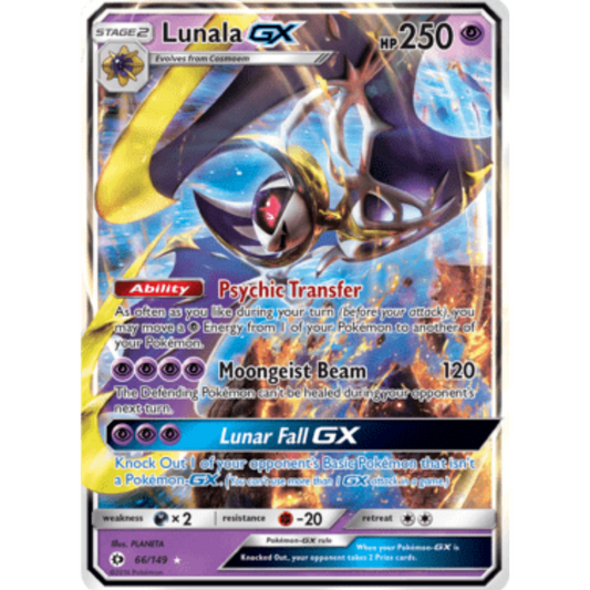 Lunala GX (66/149) [Sun & Moon: Base Set]