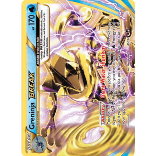 Greninja BREAK 041/122  - Holofoil XY  BREAKpoint - Rare BREAK