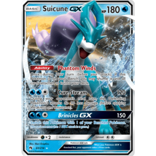 Suicune GX (60/214) [Sun & Moon: Lost Thunder]