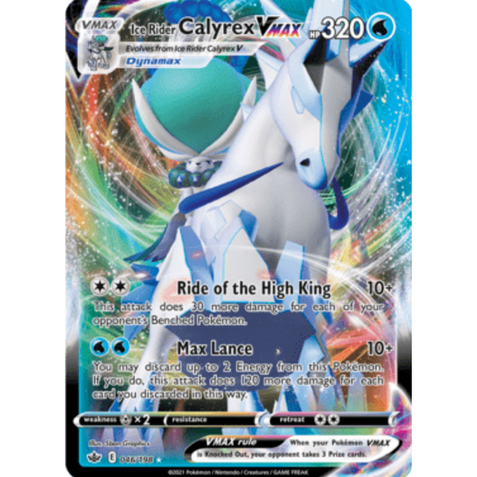 Ice Rider Calyrex VMAX (046/198) [Sword & Shield: Chilling Reign]