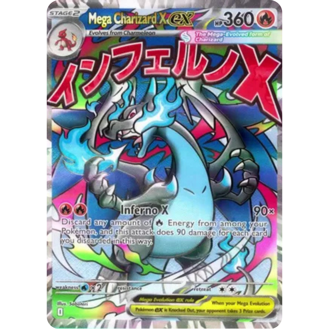 Mega Charizard X ex 023  - Holofoil ME Mega Evolution Promo - Promo