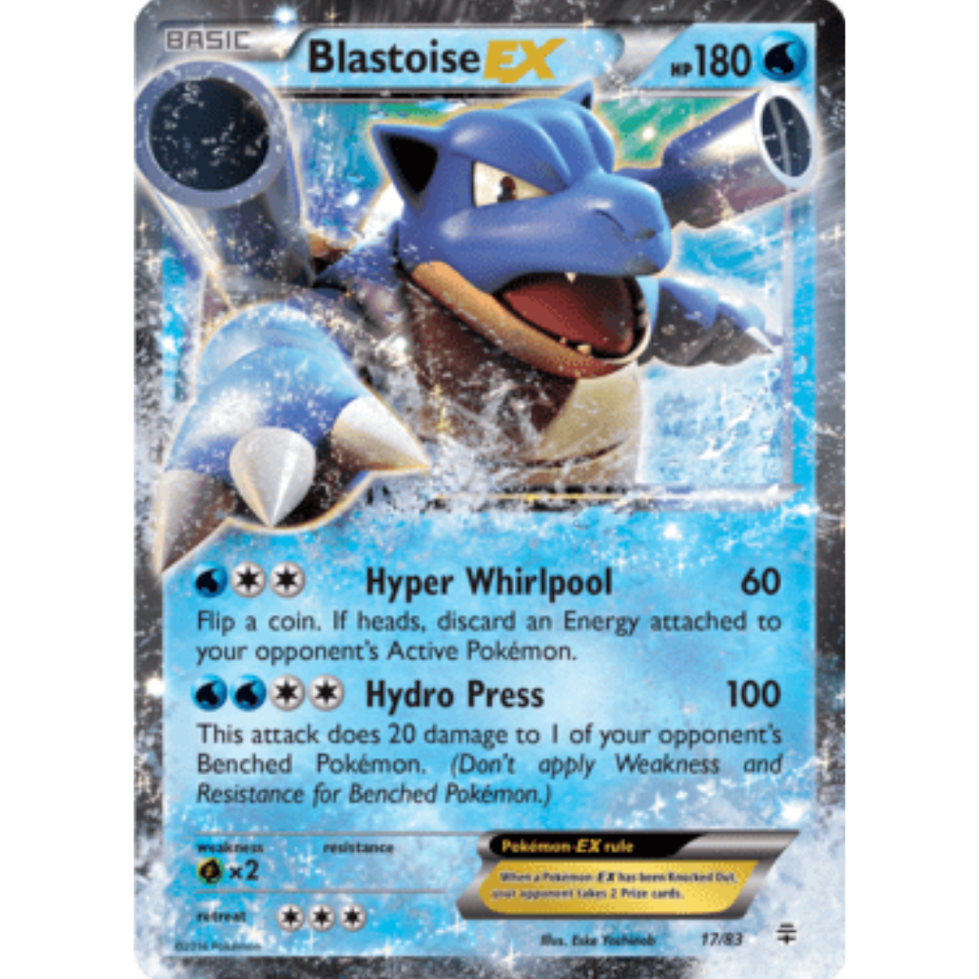 Blastoise EX 017  - Holofoil Generations - Ultra Rare