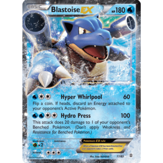 Blastoise EX 017/83  - Holofoil Generations - Ultra Rare