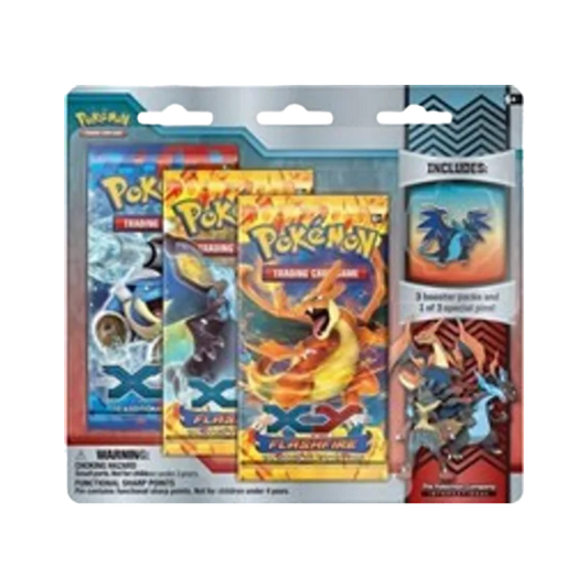 Flashfire Collector Pin 3 Pack Blister [Mega Charizard X]