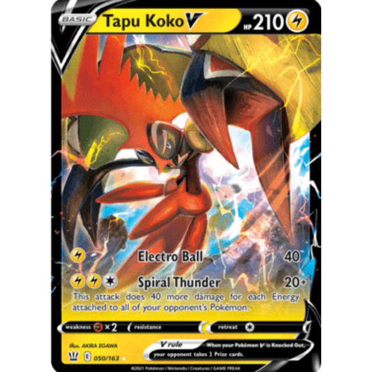 Tapu Koko V (050/163) [Sword & Shield: Battle Styles]