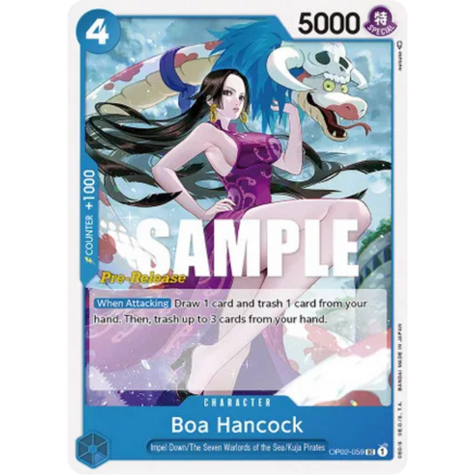 Boa Hancock (OP02-059) - Paramount War Pre-Release Cards