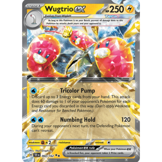 Wugtrio ex (060/162) [Scarlet & Violet: Temporal Forces]
