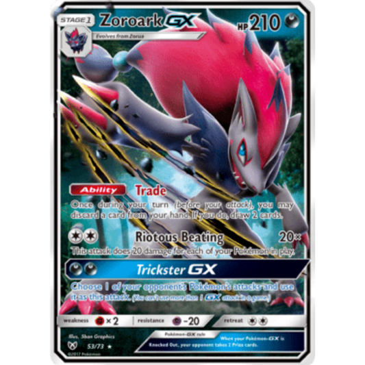 Zoroark GX 053/73  - Holofoil Shining Legends - Ultra Rare