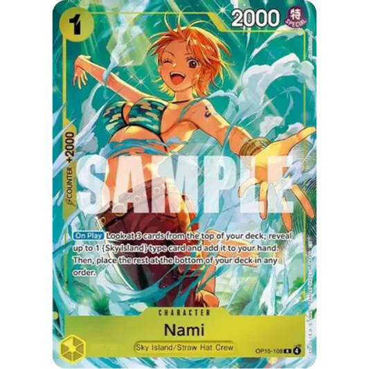 Nami (Premium Card Collection -Best Selection Vol. 6-) (OP15-108) - One Piece Promotion Cards Foil