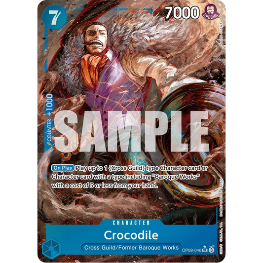 Crocodile (046) (Parallel) (OP09-046) - Emperors in the New World Foil