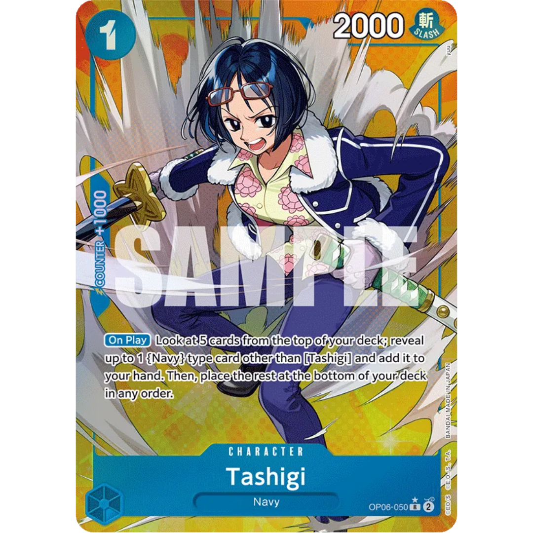 Tashigi (Alternate Art) (OP06-050) - Wings of the Captain Foil