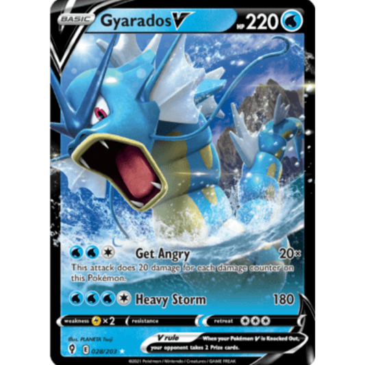 Gyarados V (028/203) [Sword & Shield: Evolving Skies]